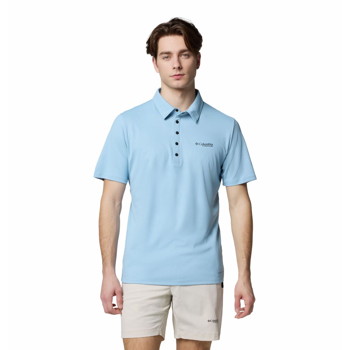 COLUMBIA - Polo Columbia Hombre Summit Valley™ Celeste COLUMBIA
