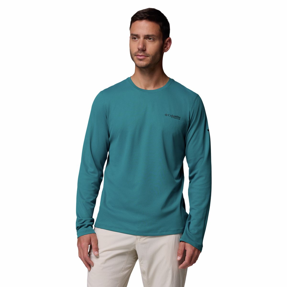 COLUMBIA - Polo Manga Larga Columbia Hombre Summit Valley™ Verde
