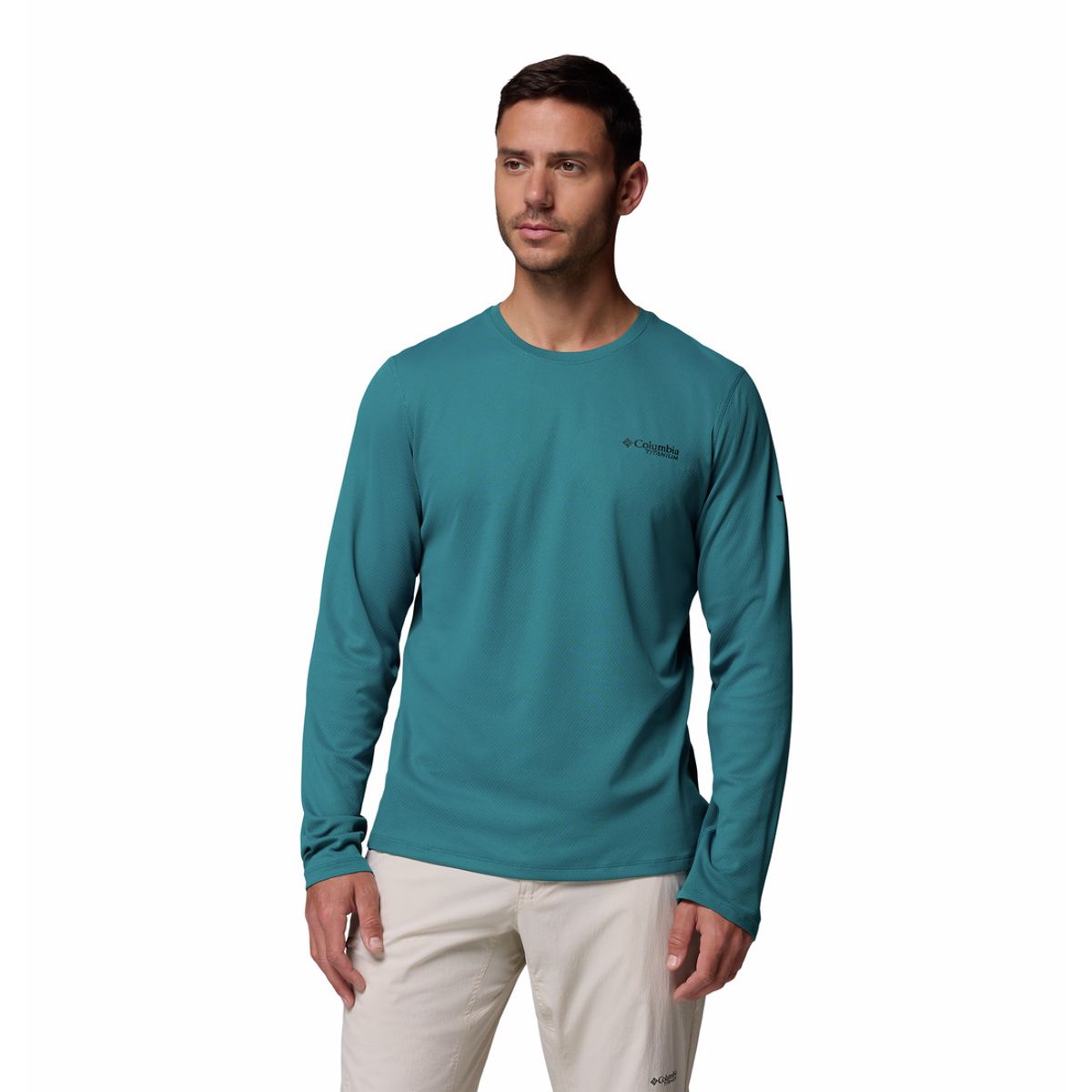 COLUMBIA - Polo Manga Larga Columbia Hombre Summit Valley™ Verde
