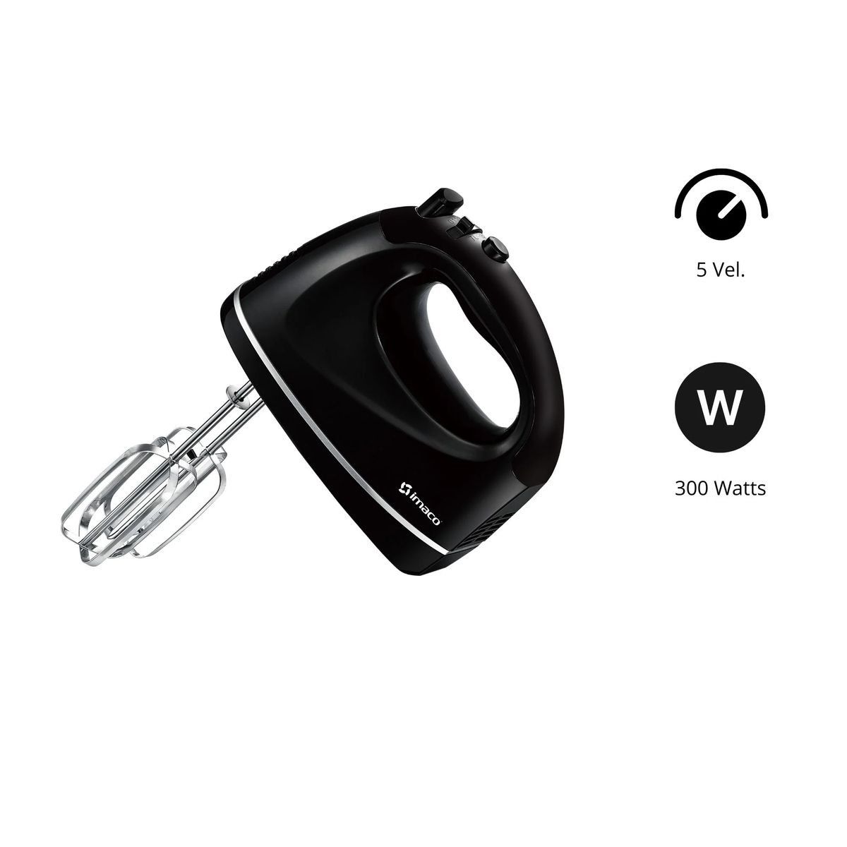 IMACO - BATIDORA DE MANO IMACO HM3025N NEGRA