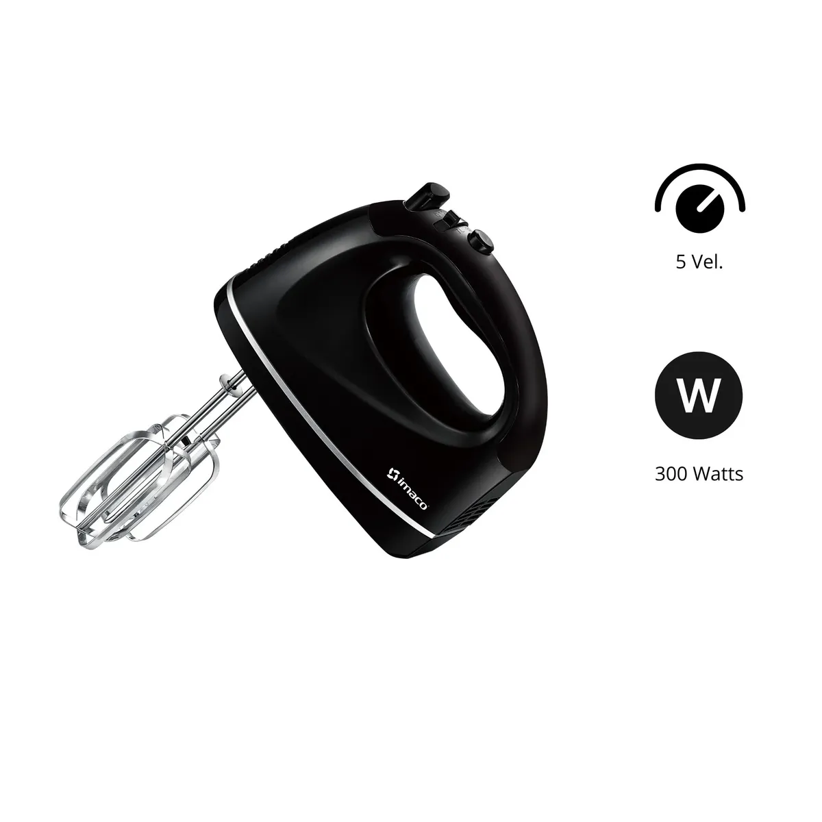 IMACO - BATIDORA DE MANO IMACO HM3025N NEGRA