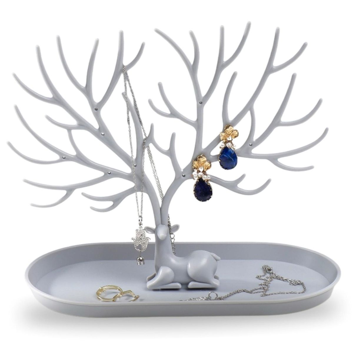 MINARI - Joyero Ciervo Organizador de Joyas Exhibidor GR JC12