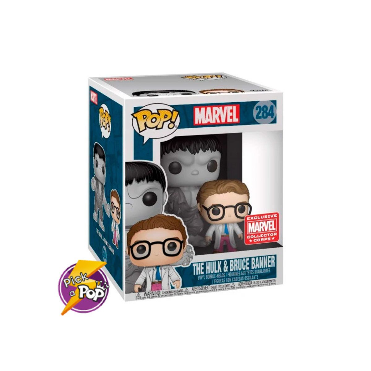FUNKO - MARVEL THE HULK Y BRUCE BANNER 284