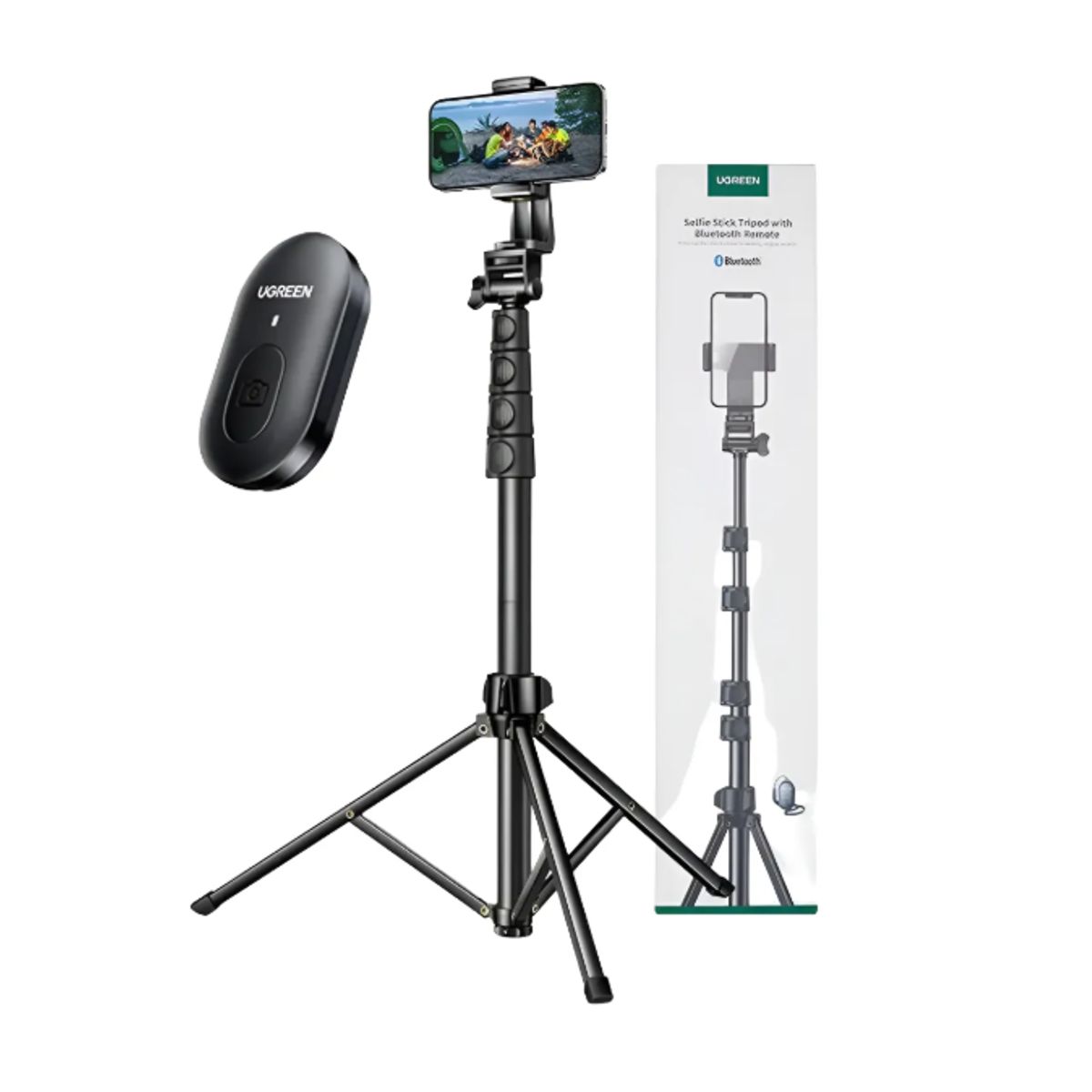 UGREEN - Tripode Bluetooth Selfie Ugreen Live Transmisiones 180CM