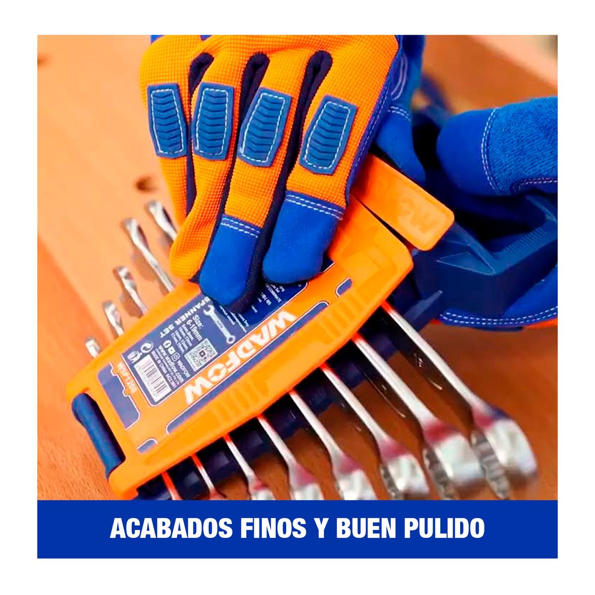 GENERICO - Juego De Llaves Combinadas 8 Piezas 6-19mm Wsp1208 Wadfow