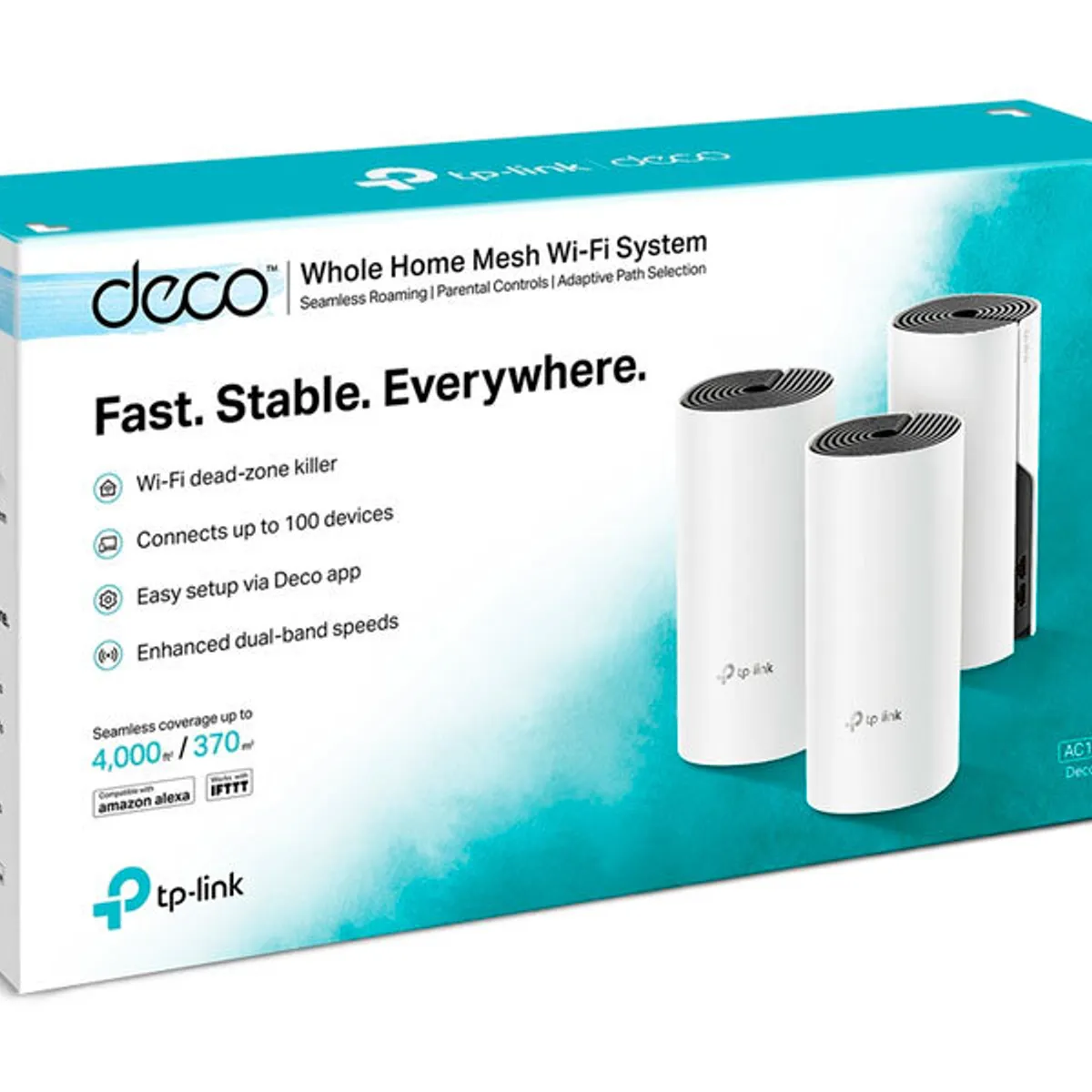 TP LINK - ROUTER TP-LINK DECO M4-3 MESH WIFI AC1200 3PACK