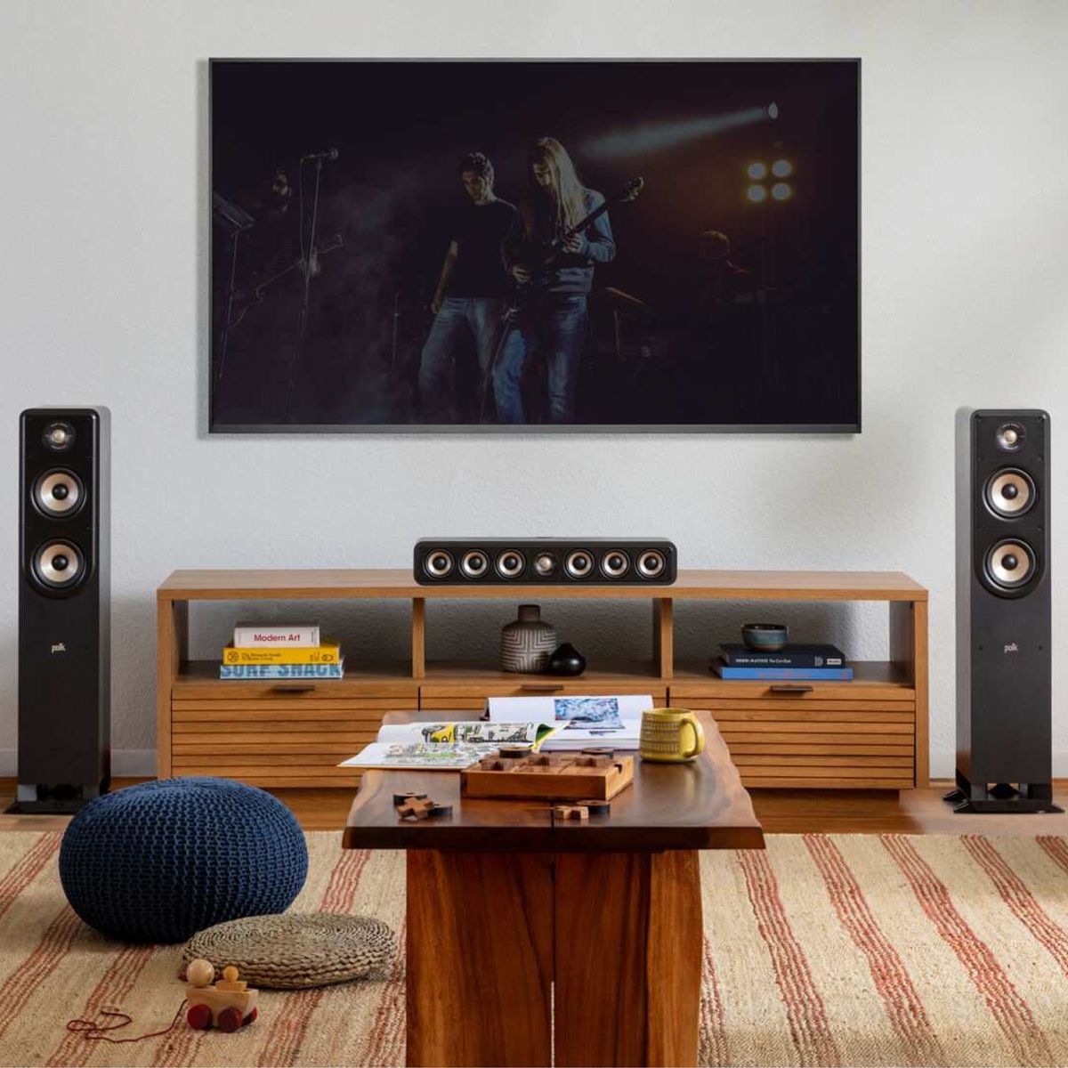 POLK AUDIO - PARLANTE TORRE PASIVO POLK ES50 NEGRO PAR