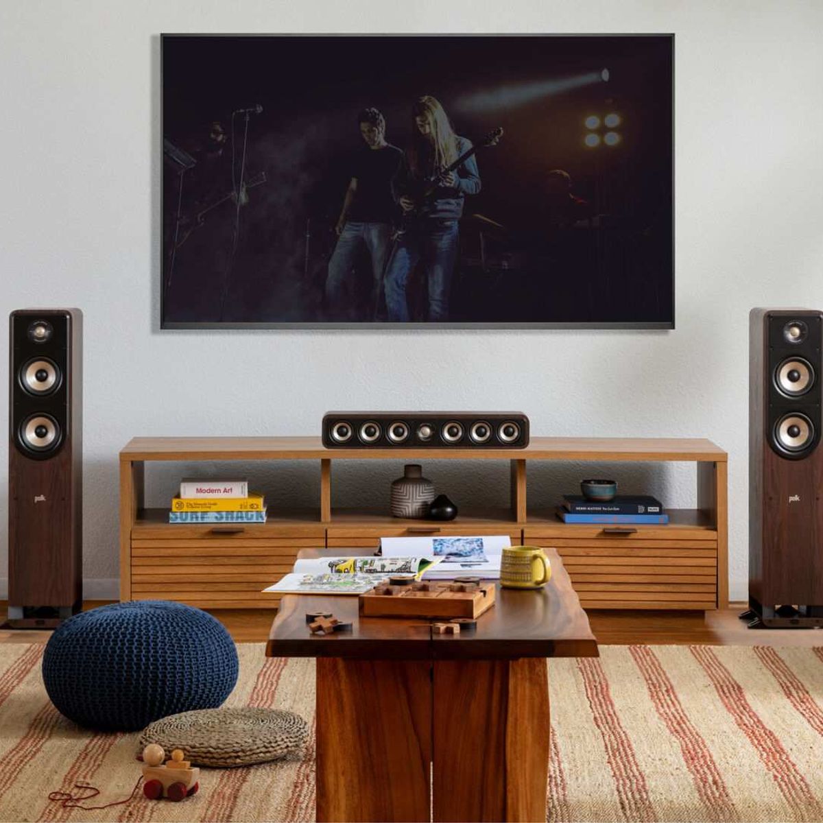 POLK AUDIO - PARLANTE TORRE PASIVO POLK ES50 MARRON PAR