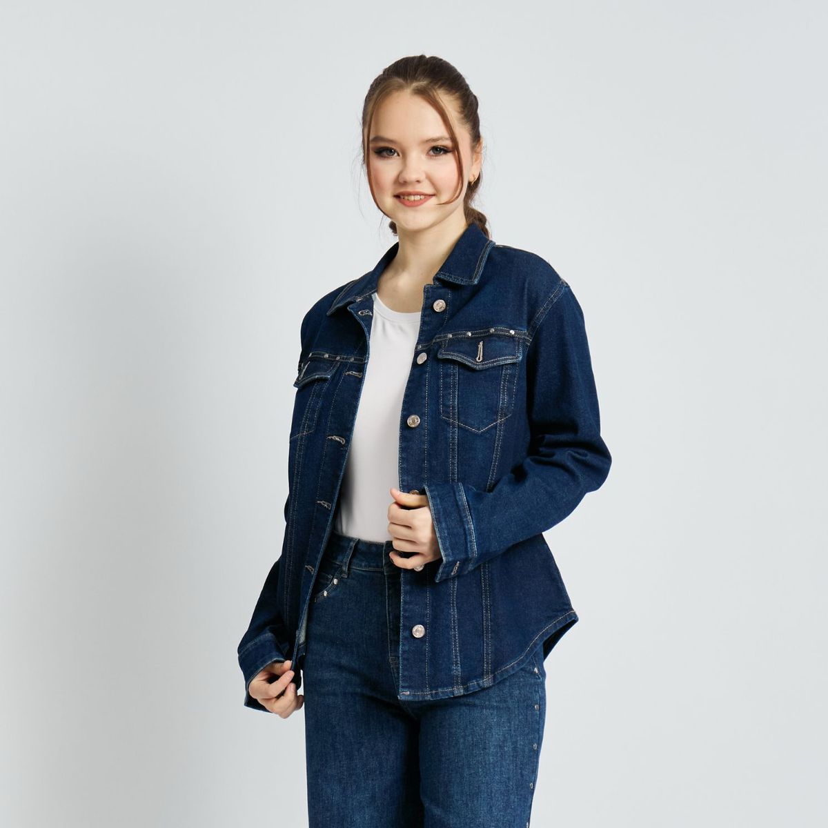 PARADA 111 - CAMISA DENIM ML MUJER PARADA111 ARIADNA