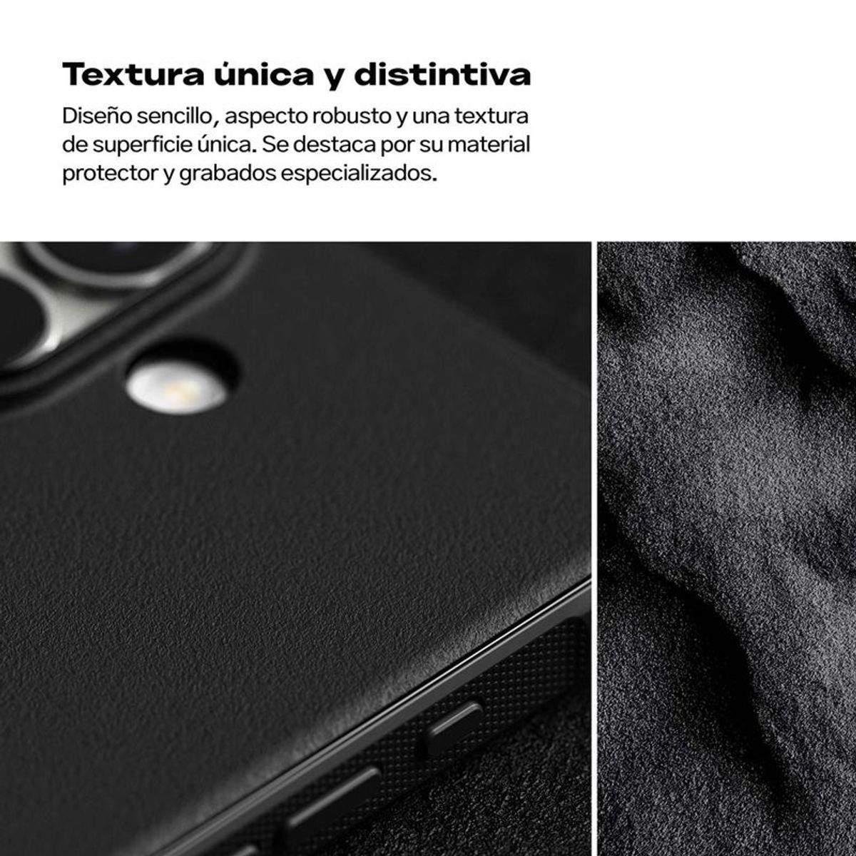 RINGKE - Funda iPhone 16 Negro Ringke Texturizado Resistente