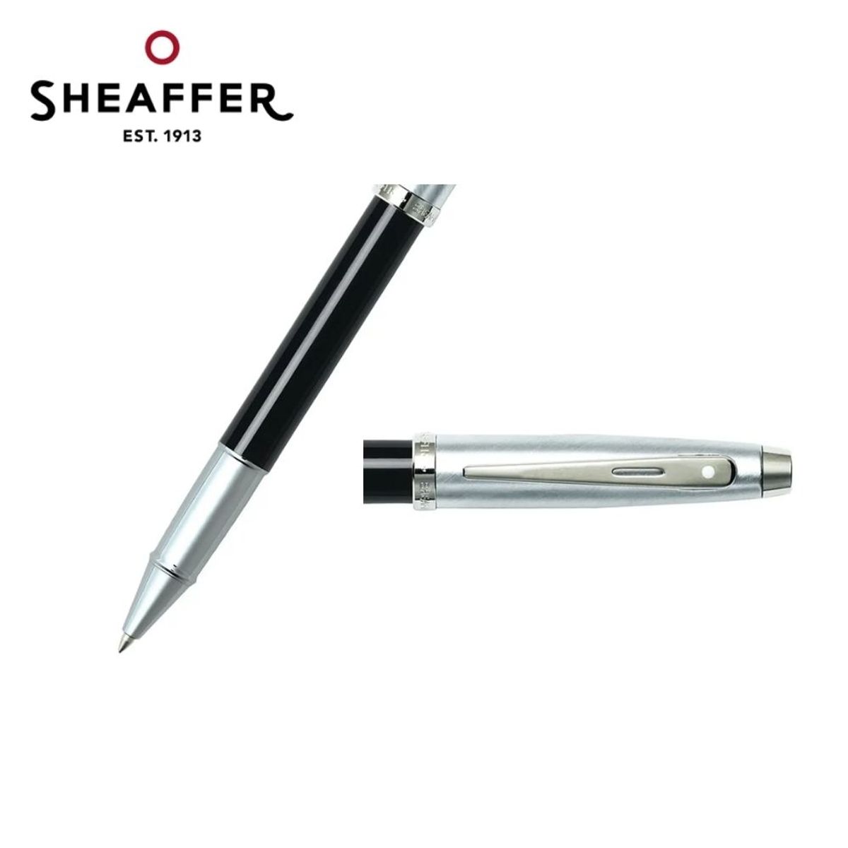 SHEAFFER - Rollerball Sheaffer Serie 100 Barril negro brillante