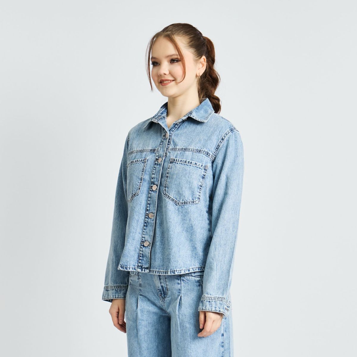 PARADA 111 - CAMISA DENIM ML MUJER PARADA111 MAYLI