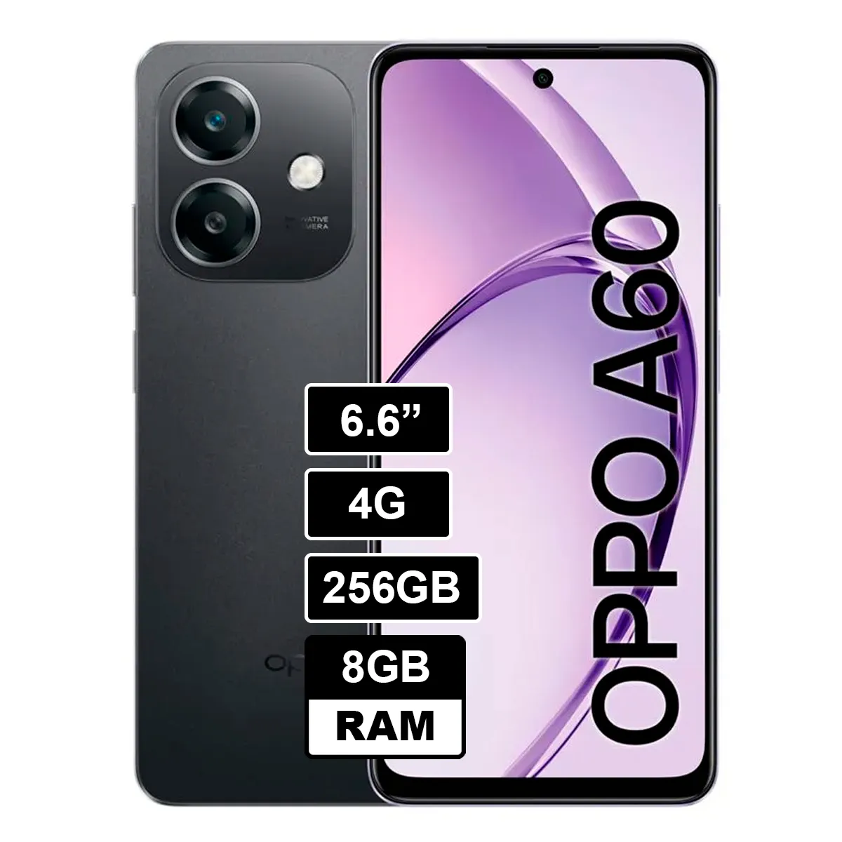 OPPO - OPPO A60 8GB RAM 256GB ROM NEGRO
