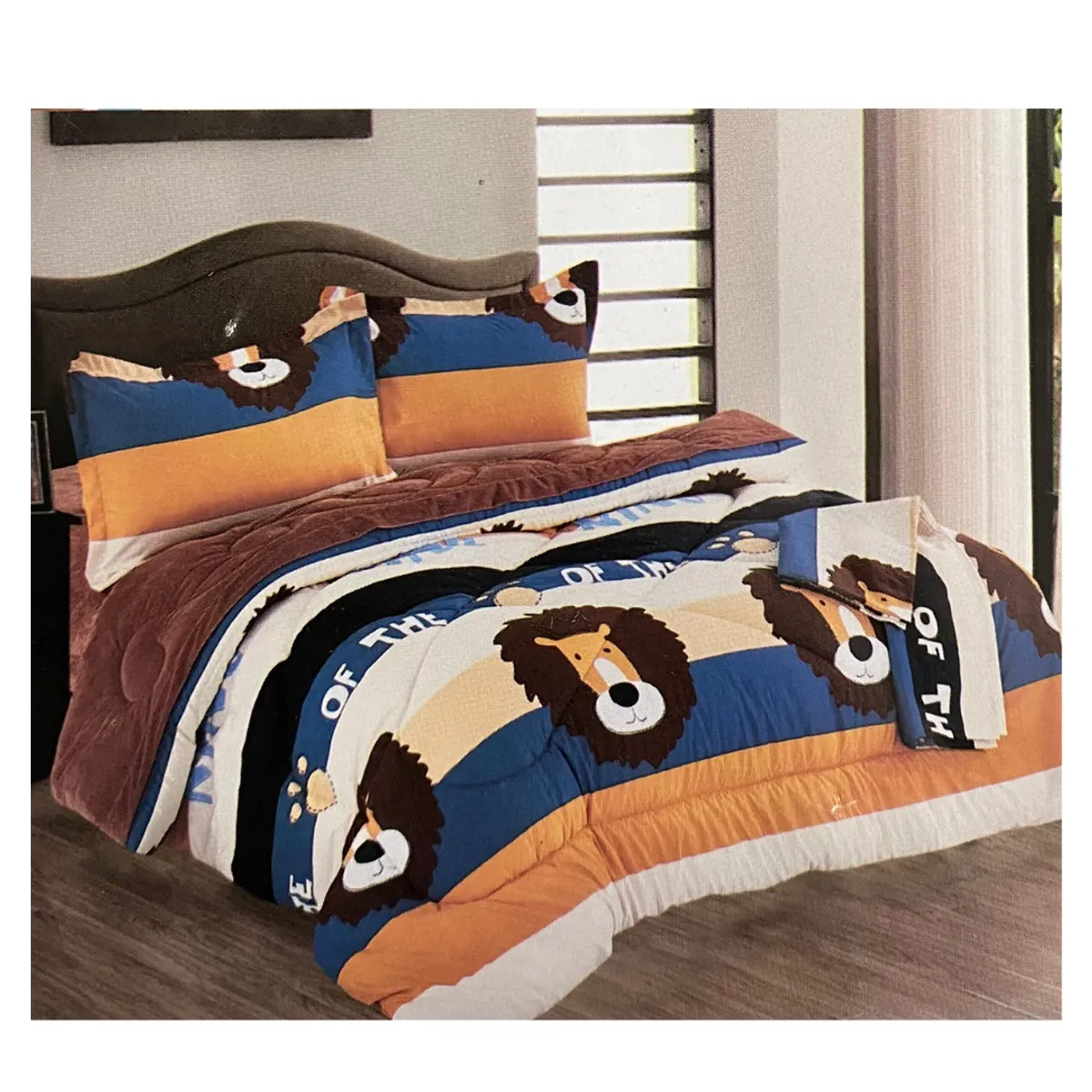 GENERICO - EDREDÓN TELA CON PIEL DE ÁNGEL KIDS 5 PIEZAS 2PLZ