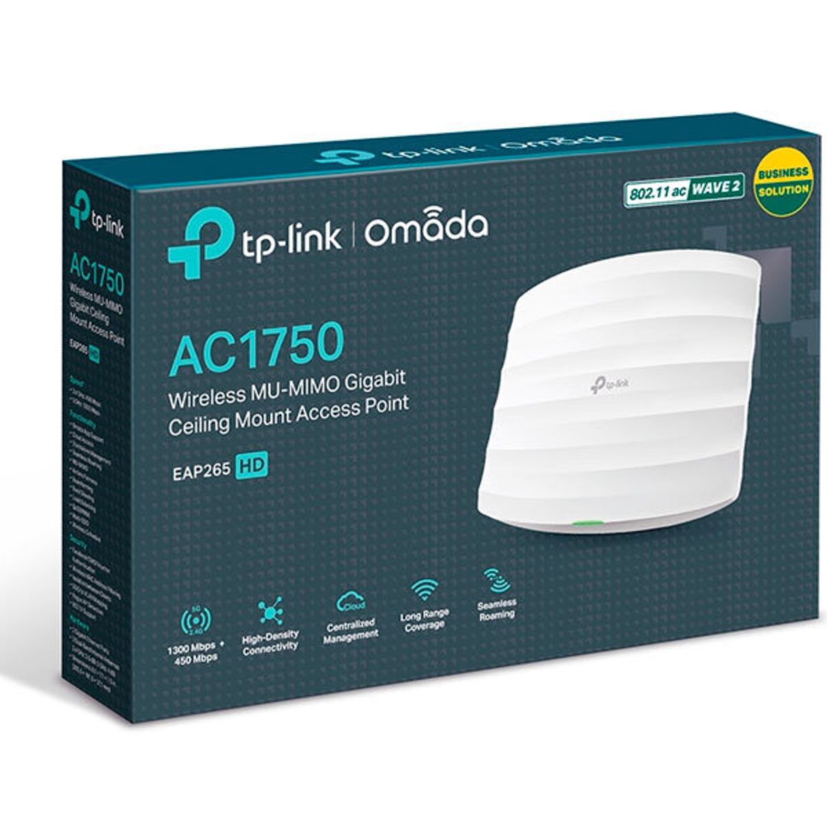 TP LINK - ACCESS POINT TP-LINK OMADA EAP265 HD AC1750 WIRELESS MU-MIMO