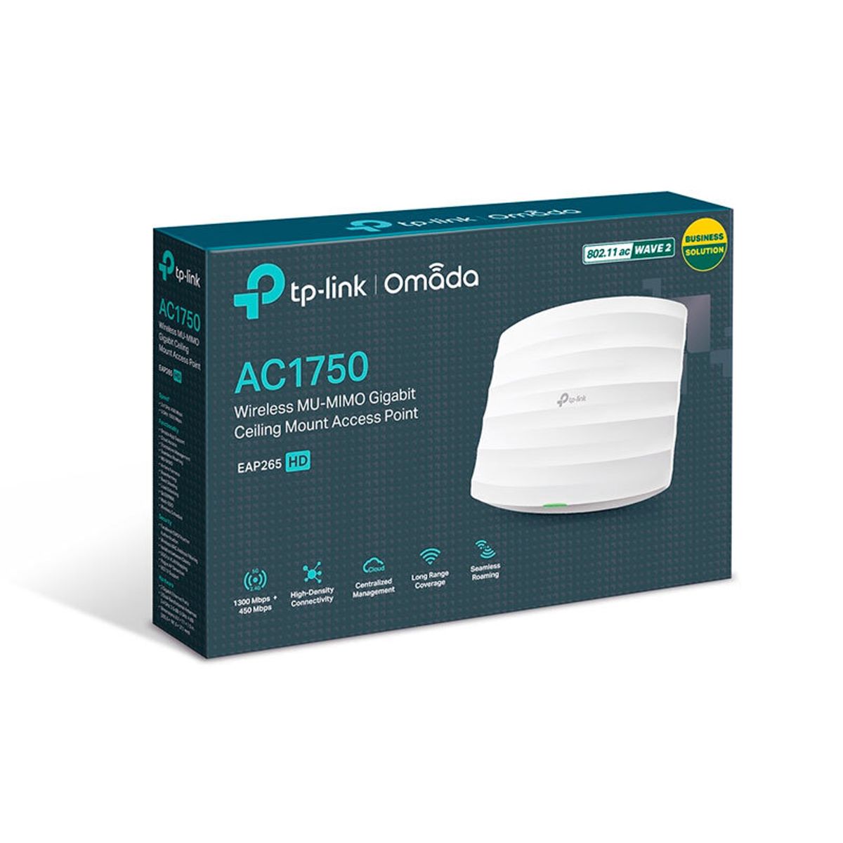 TP LINK - ACCESS POINT TP-LINK OMADA EAP265 HD AC1750 WIRELESS MU-MIMO