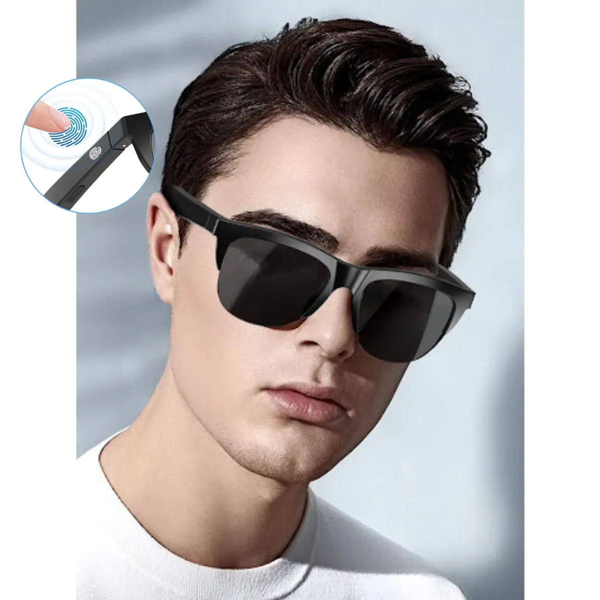 GENERICO - Lentes Bluetooth Inteligente con Parlante UV-400 Smart F-06