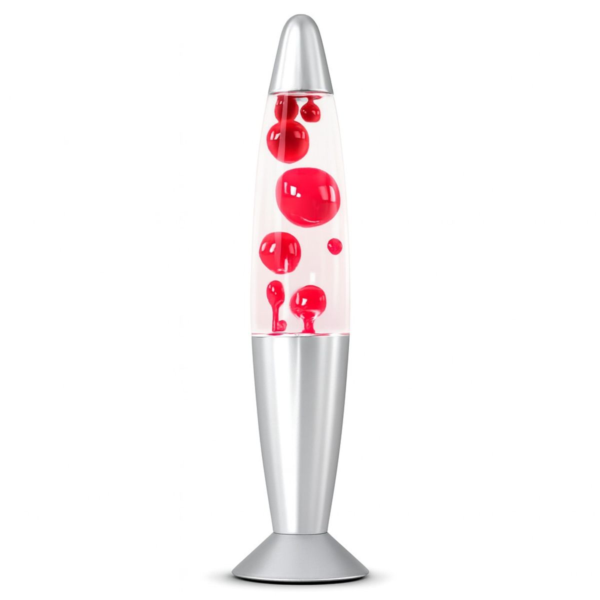 GENERICO - Lámpara Lava LED Roja Retro Decorativa - Luz de Ambiente Estilo Vintage para Sala y Dormitorio