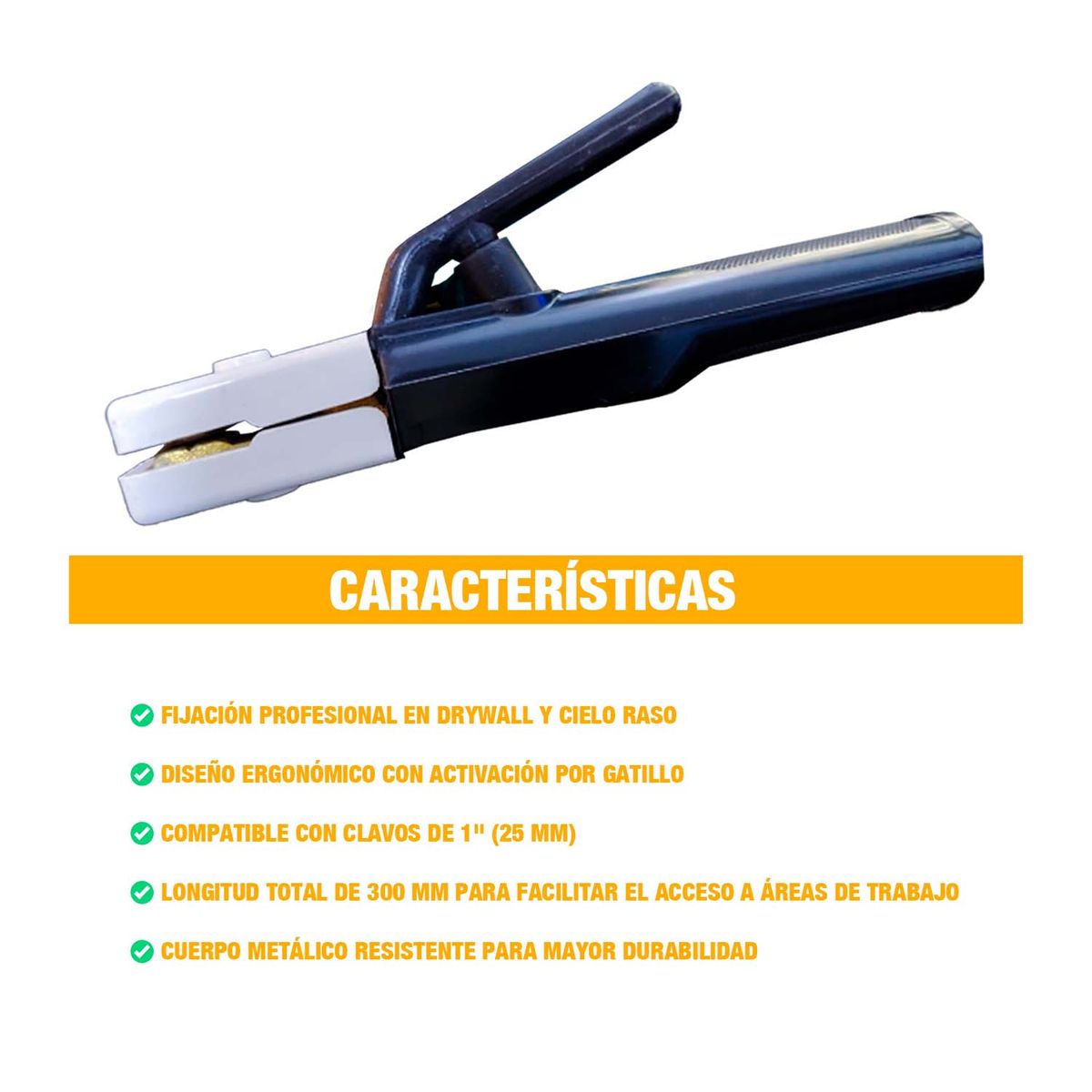 REDBO - Porta Electrodo 300amperios Profesional Soldadura Resistente