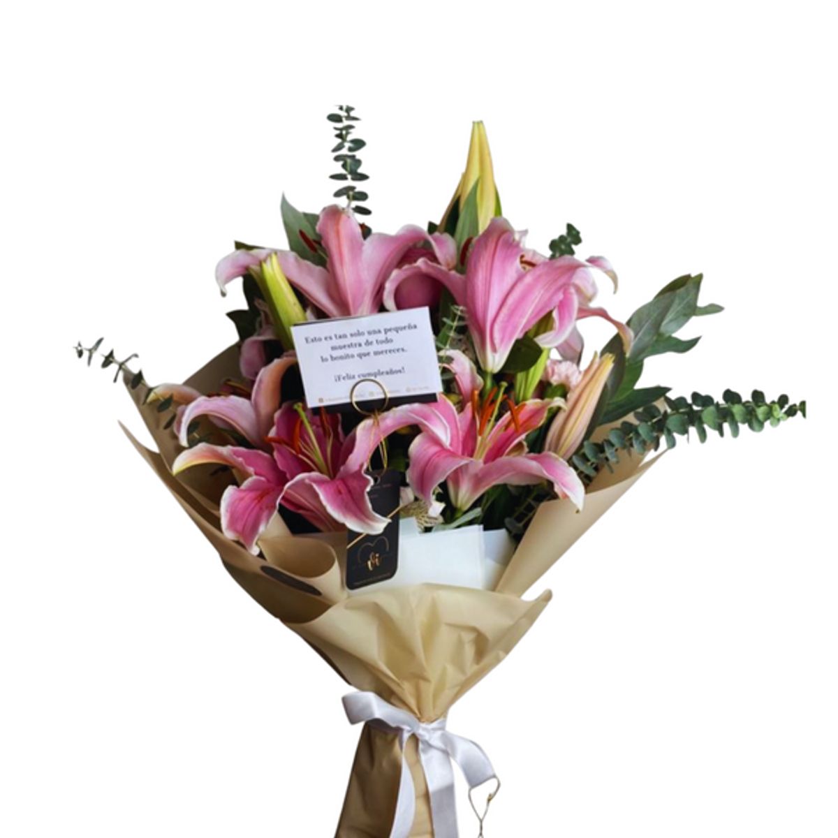 GENERICO - Ramo Lira  - Lirios Lirium Rosados- ramo de flores