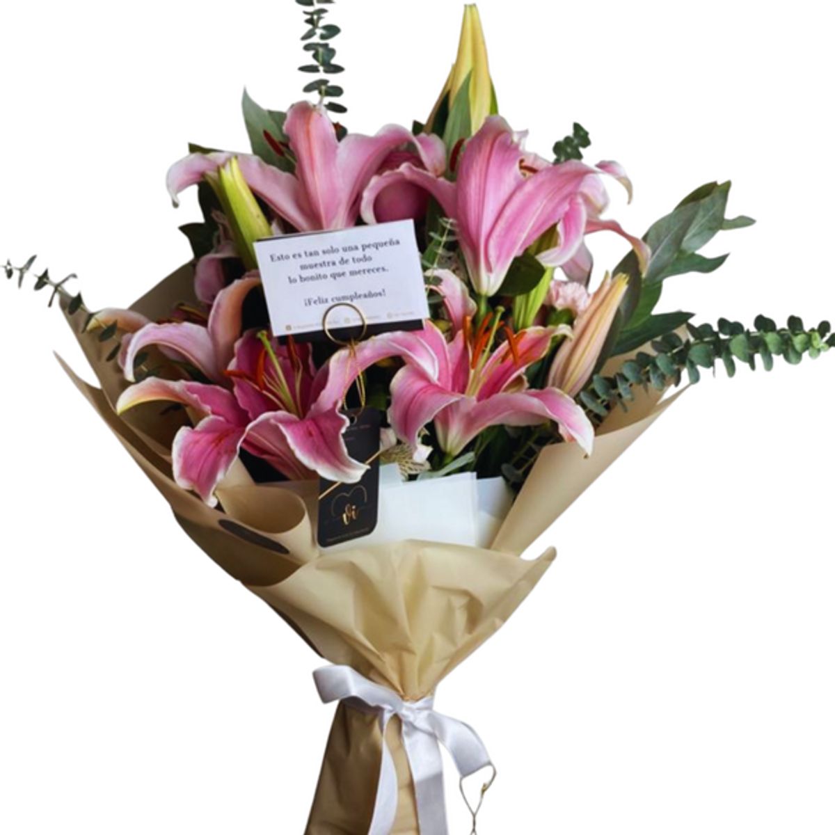 GENERICO - Ramo Lira  - Lirios Lirium Rosados- ramo de flores