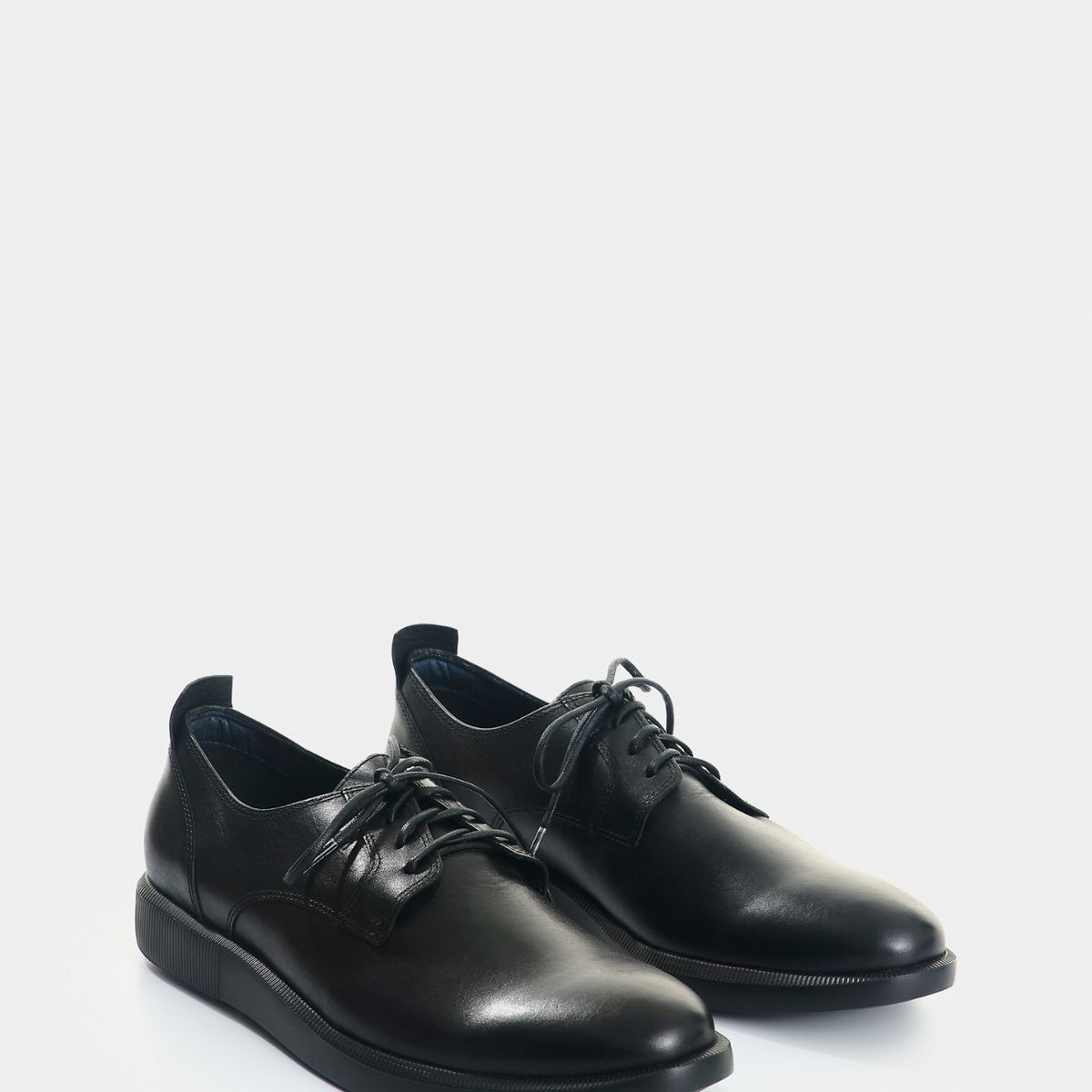 VELEZ - Vélez Zapatos De Cordón De Cuero Para Hombre Borneo 3 Negro