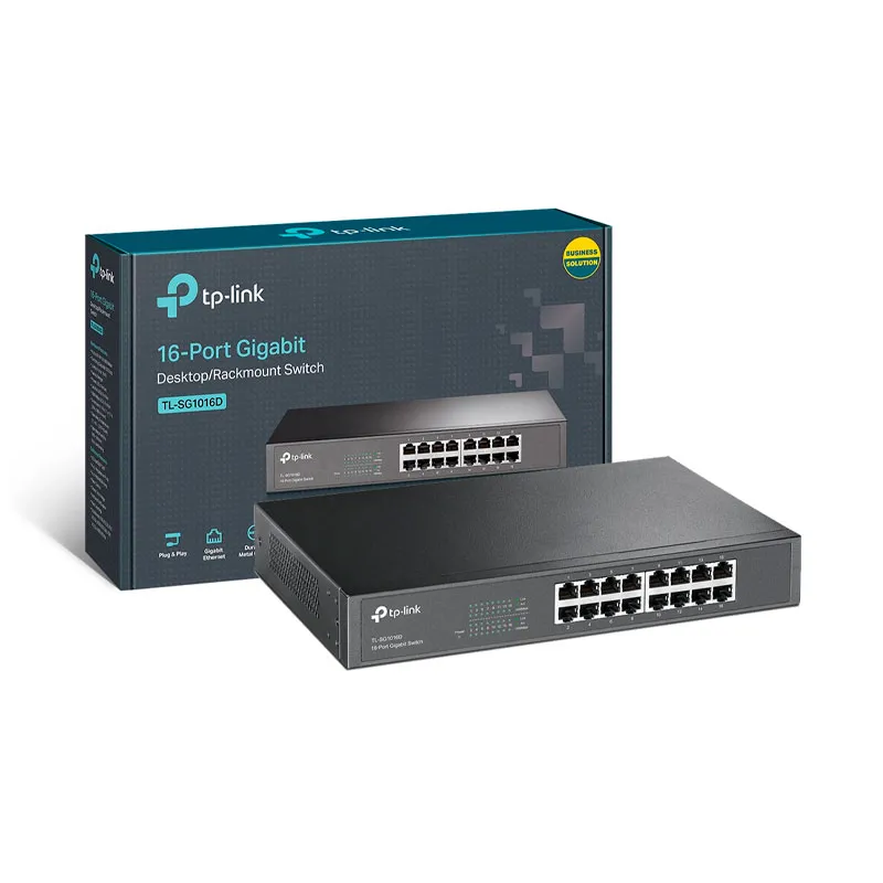 TP LINK - SWITCH TP-LINK 16PORT 101001000 GIBABIT TL-SG1016