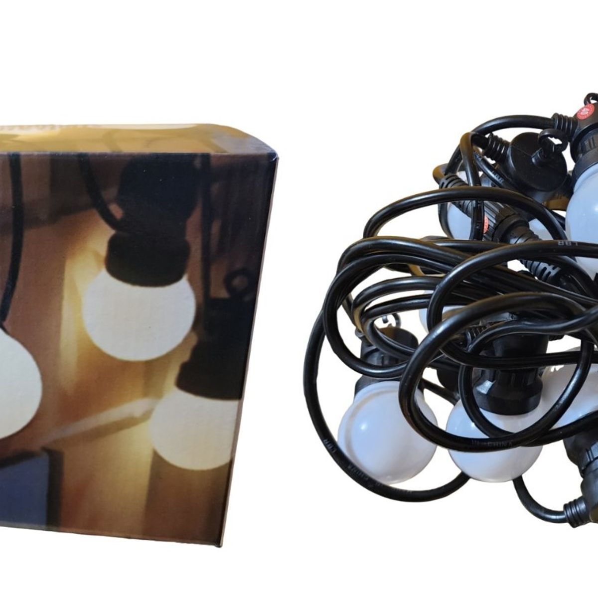 GENERICO - Luces Guirnalda Led Colgante De 5 Metros 10 Focos luz cálida