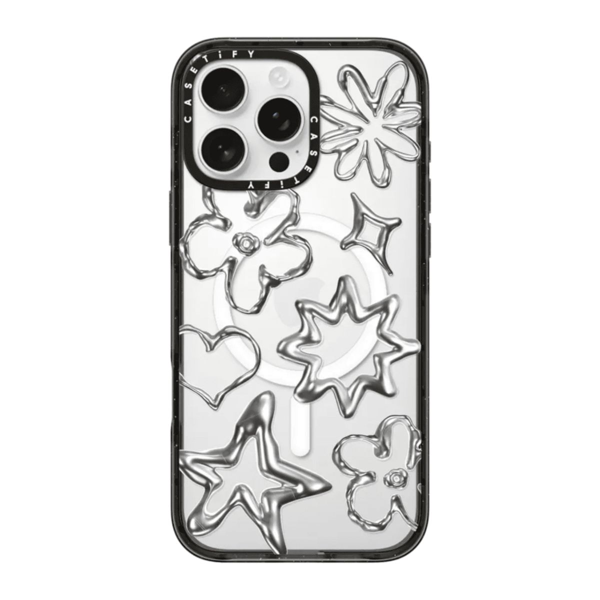 CASETIFY - CASE CASETIFY CHROME DOODLES CON MAGSAFE - IPHONE14 PRO
