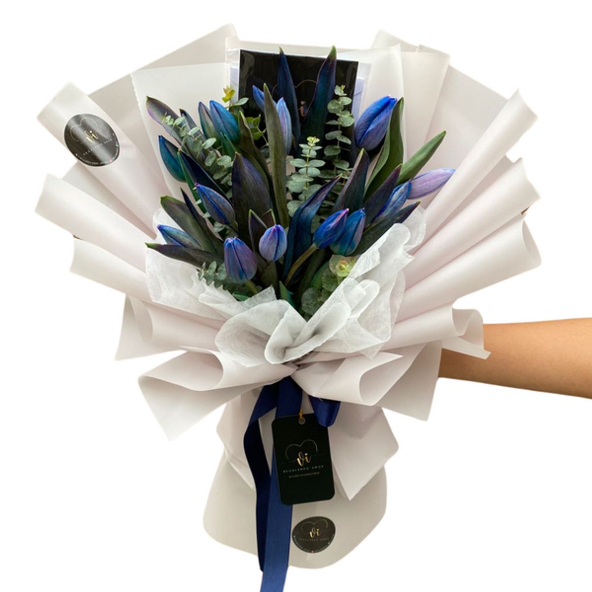 GENERICO - Ramo Bibble de 15 Tulipanes - Ramo de Flores