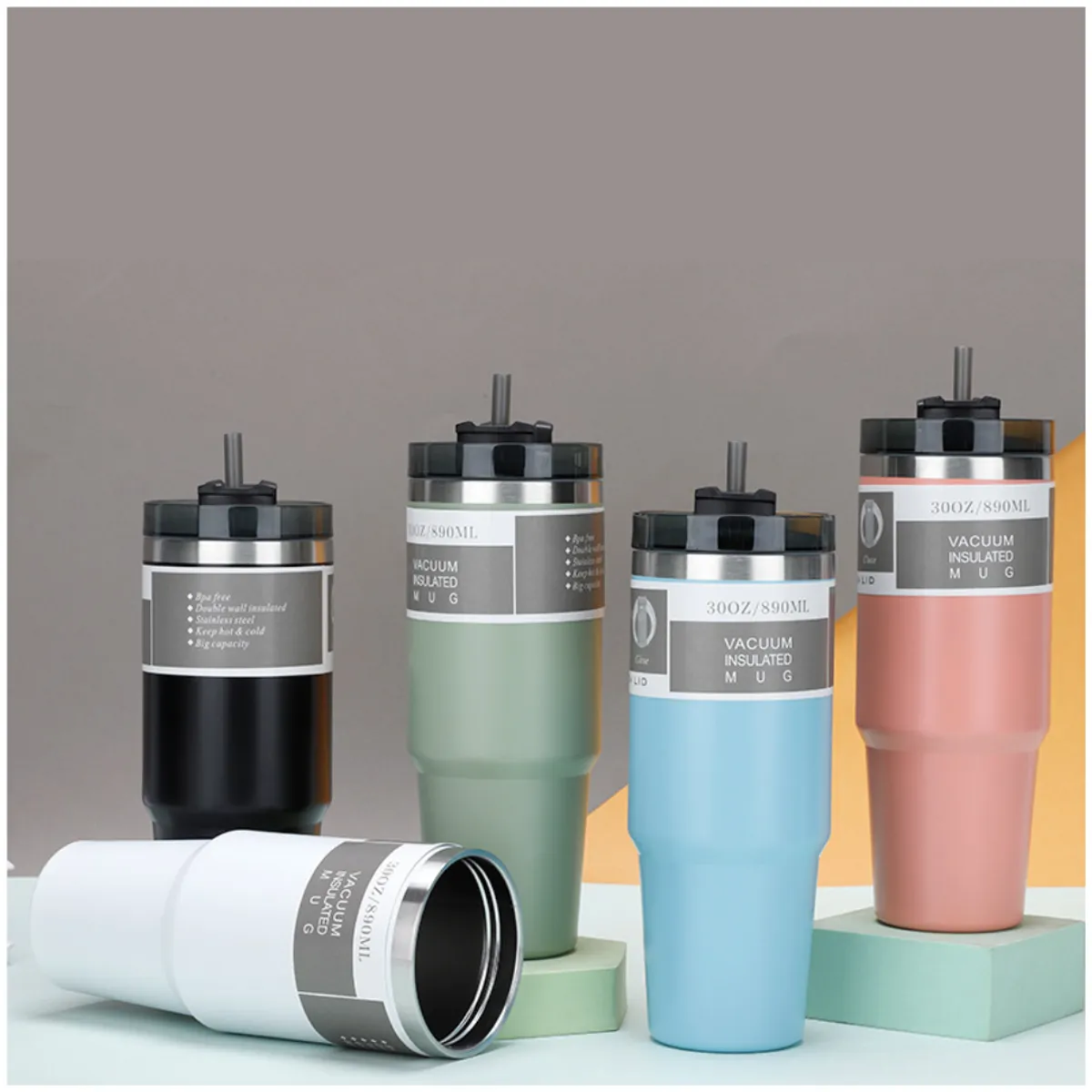 INSPIRA MARKET - Vaso termo grande 890ml