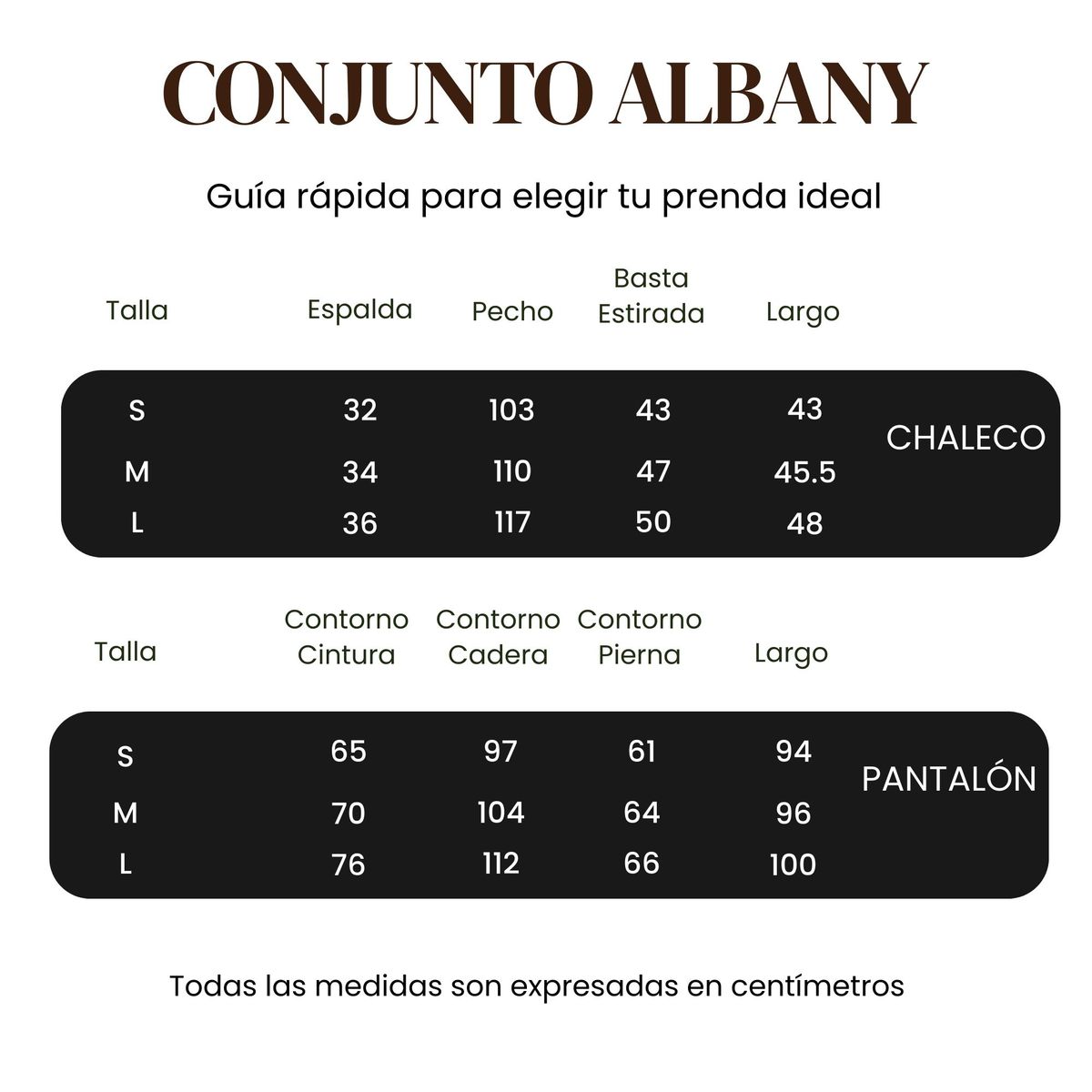 AMARELLY - CONJUNTO PARA DAMA ALBANY