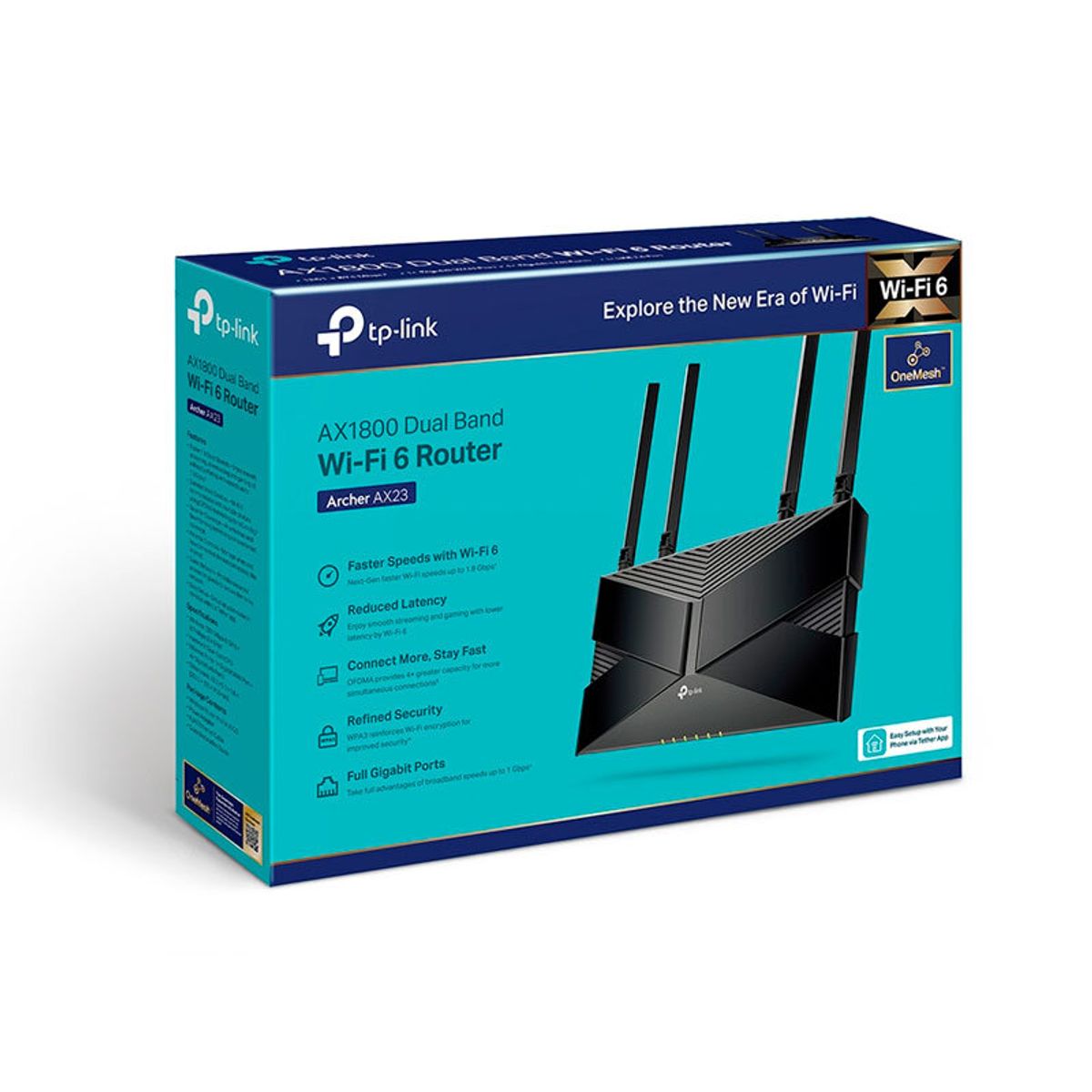 TP LINK - ROUTER TP-LINK ARCHER AX23 DUAL BAND WI-FI 6 AX1800