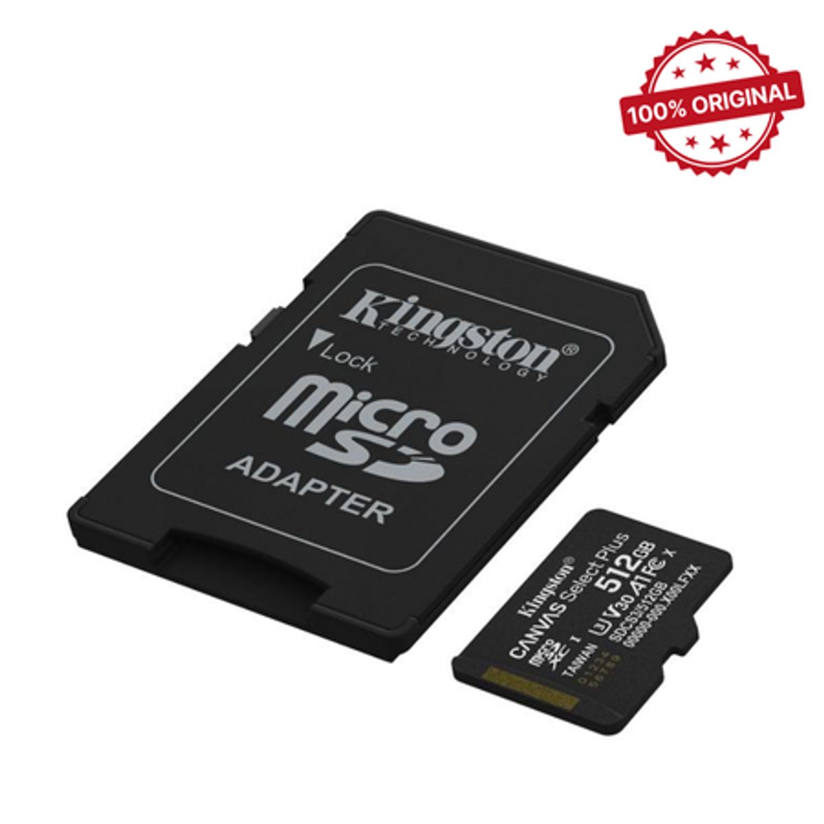 KINGSTON - Memoria Micro Sd Kingston Original 512 Gb. Clase 10 100 Mb/s