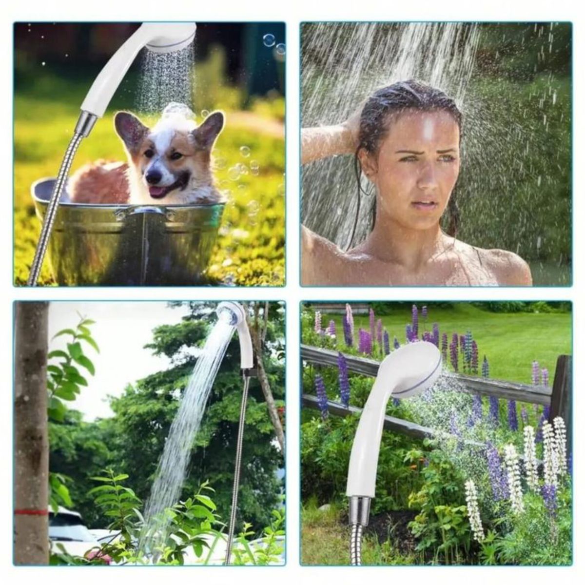 OEM - Ducha Portatil Recargable con bomba inalambrica