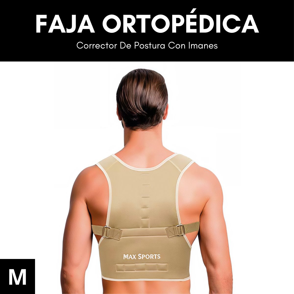 GENERICO - Corrector De Postura Con Imanes M
