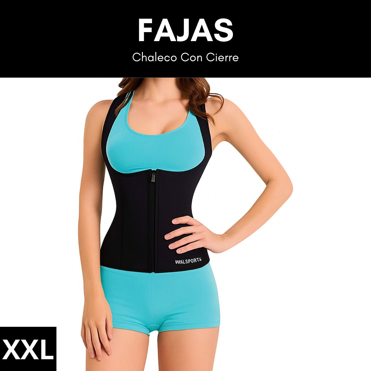 GENERICO - Chaleco Con Cierre Talla XXL