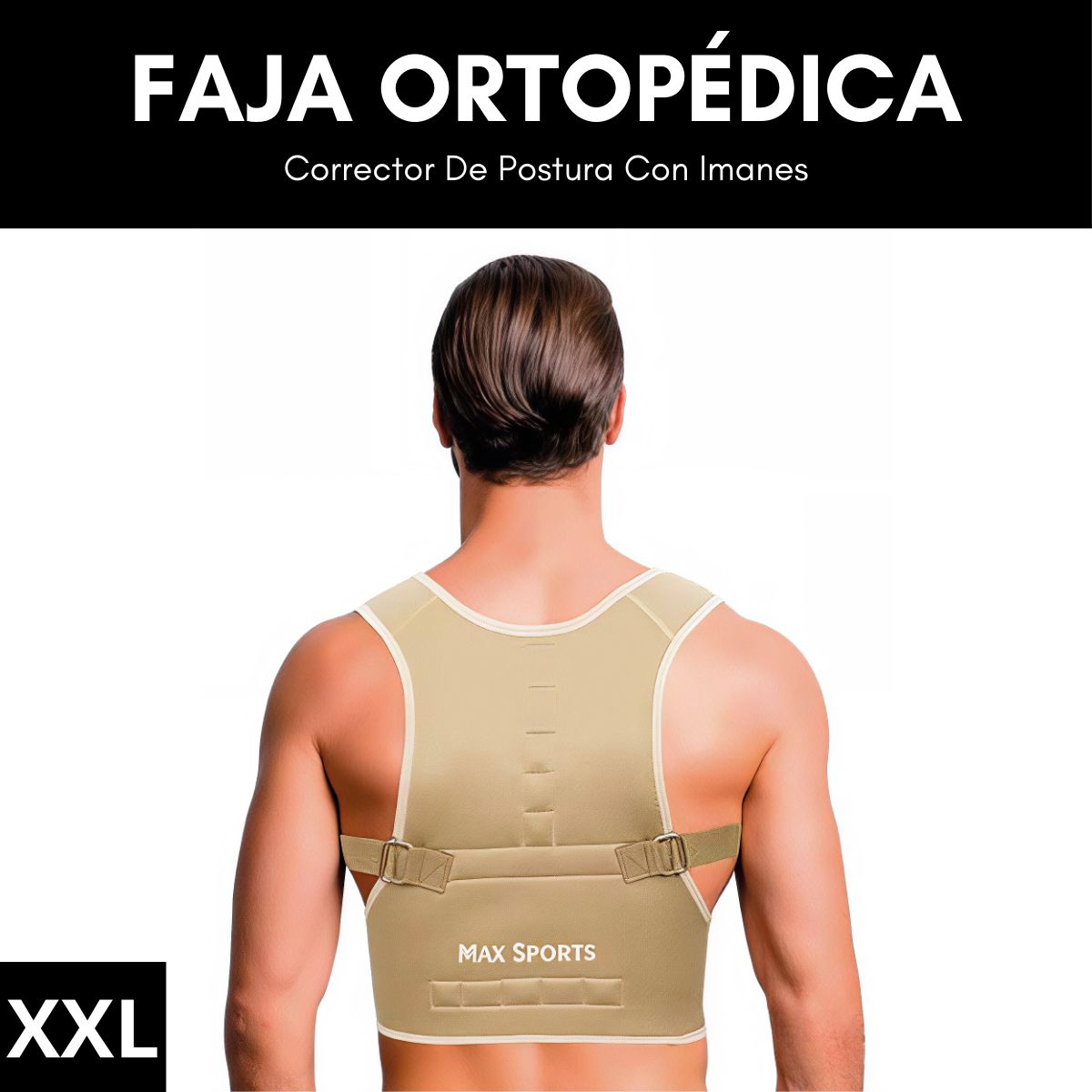 GENERICO - Corrector De Postura Con Imanes XXL