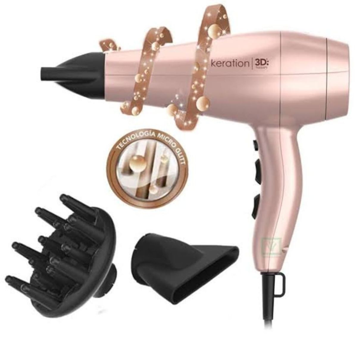 GAMA - SECADORA DE CABELLO GAMA DIVA 3D KERATION 2300W