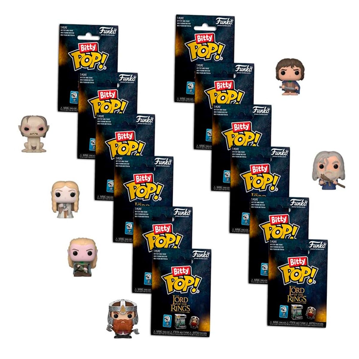 FUNKO - BITTY POP EL SEÑOR DE LOS ANILLOS PERSONAJE ALEATORIO