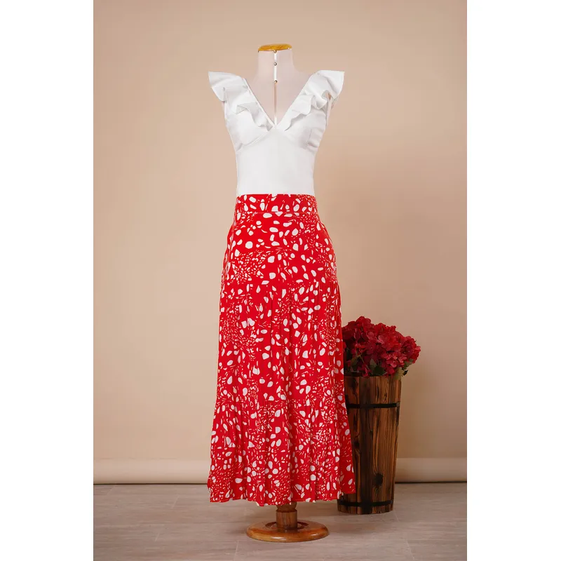 ARMA TU LOOK - MAXI FALDA LUAU EN 3 TIEMPOS