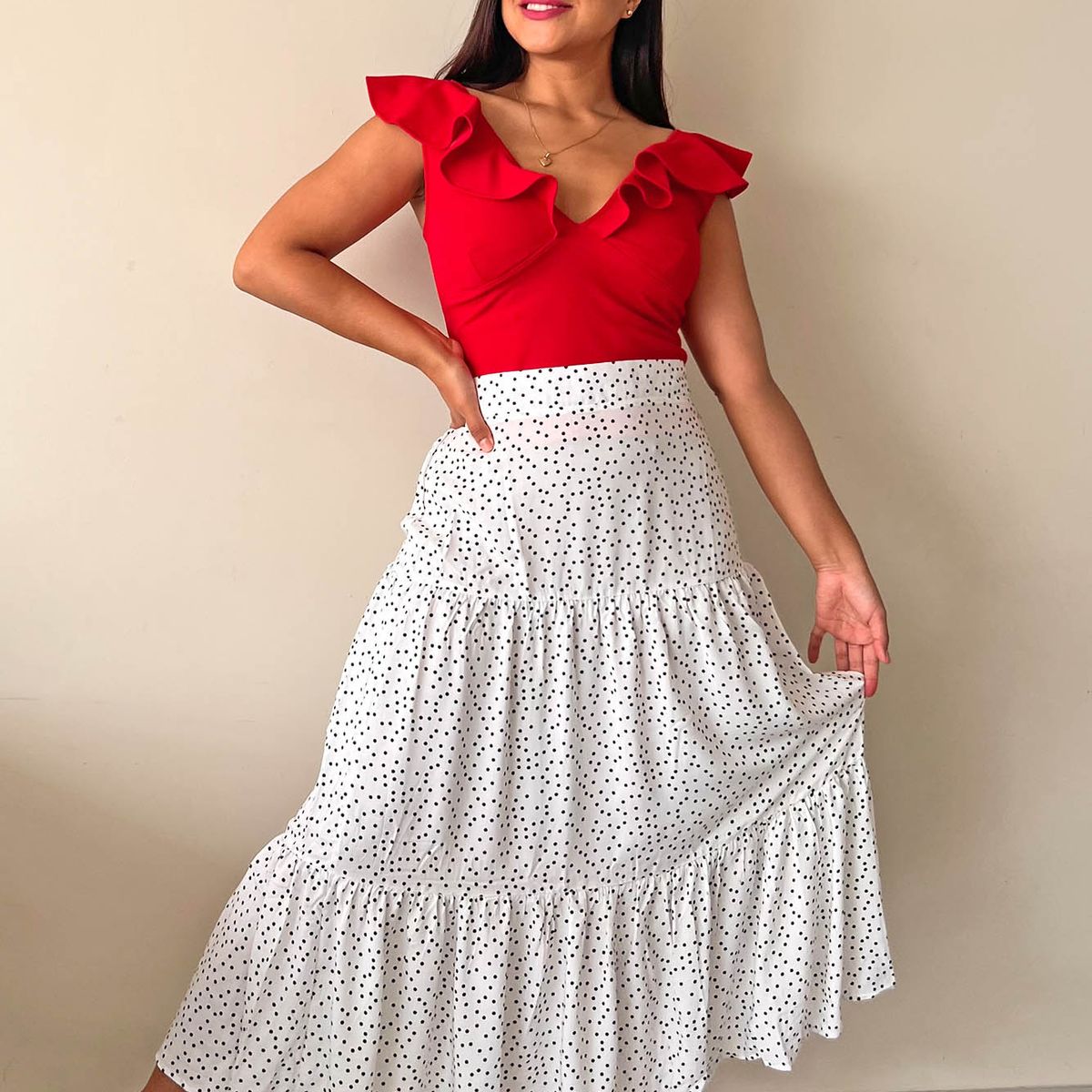 ARMA TU LOOK - MAXI FALDA LUAU EN 3 TIEMPOS