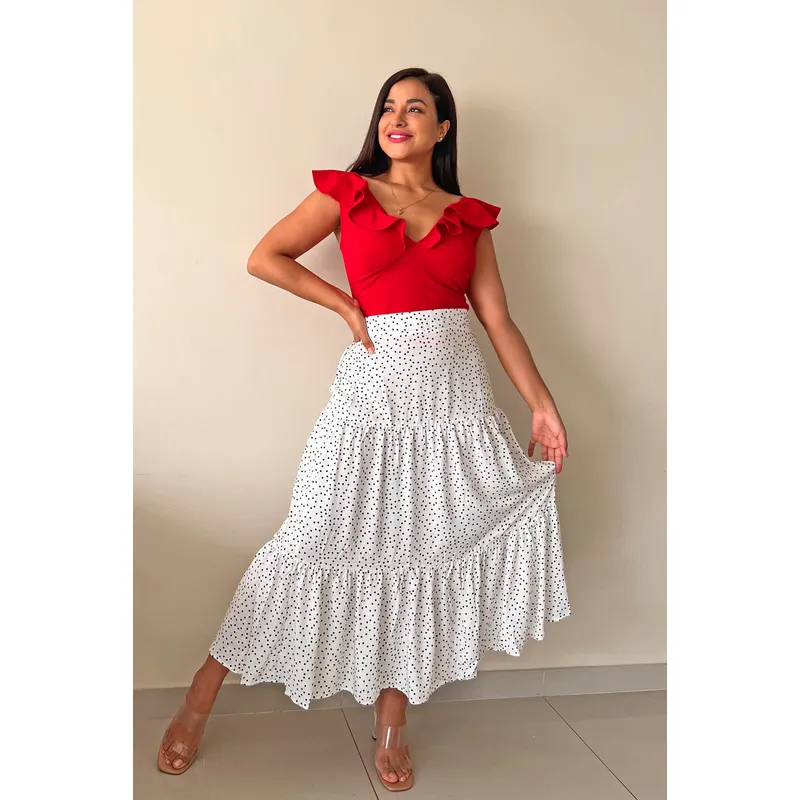 ARMA TU LOOK - MAXI FALDA LUAU EN 3 TIEMPOS