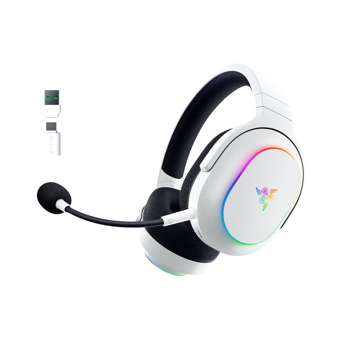RAZER - Audifonos Gamer Razer Barracuda X 70H Smartswitch BT Chroma RGB Blanco