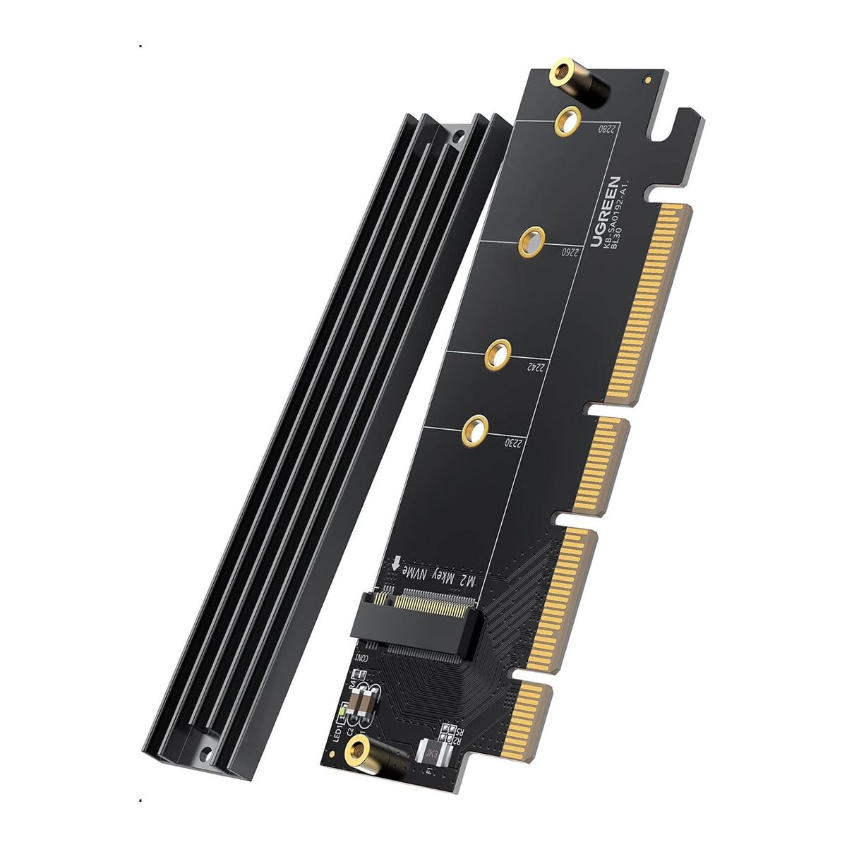 UGREEN - Tarjeta de Expansion Ugreen M2 Nvme Pcie 30 X4 Hasta 4tb 30715
