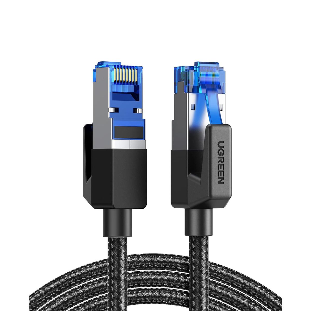 UGREEN - Cable de Red UTP Cat8 Ugreen 3m RJ45 40Gbps Trenzado NW153 80432 Negro.