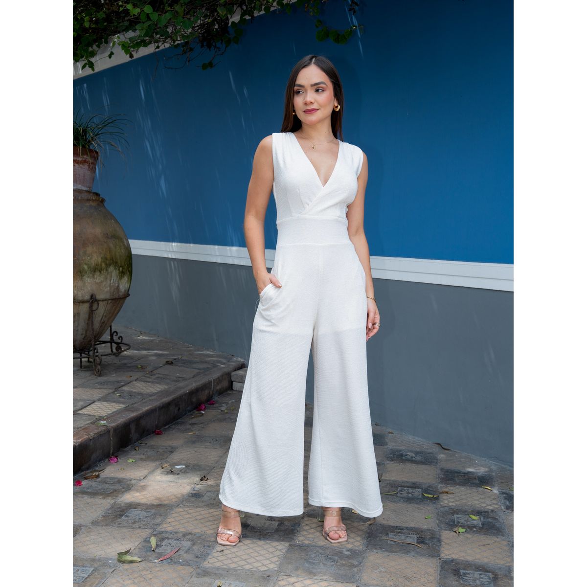 NANCY'S COLLECTION - Enterizo Palazo Mujer Nancys Collection