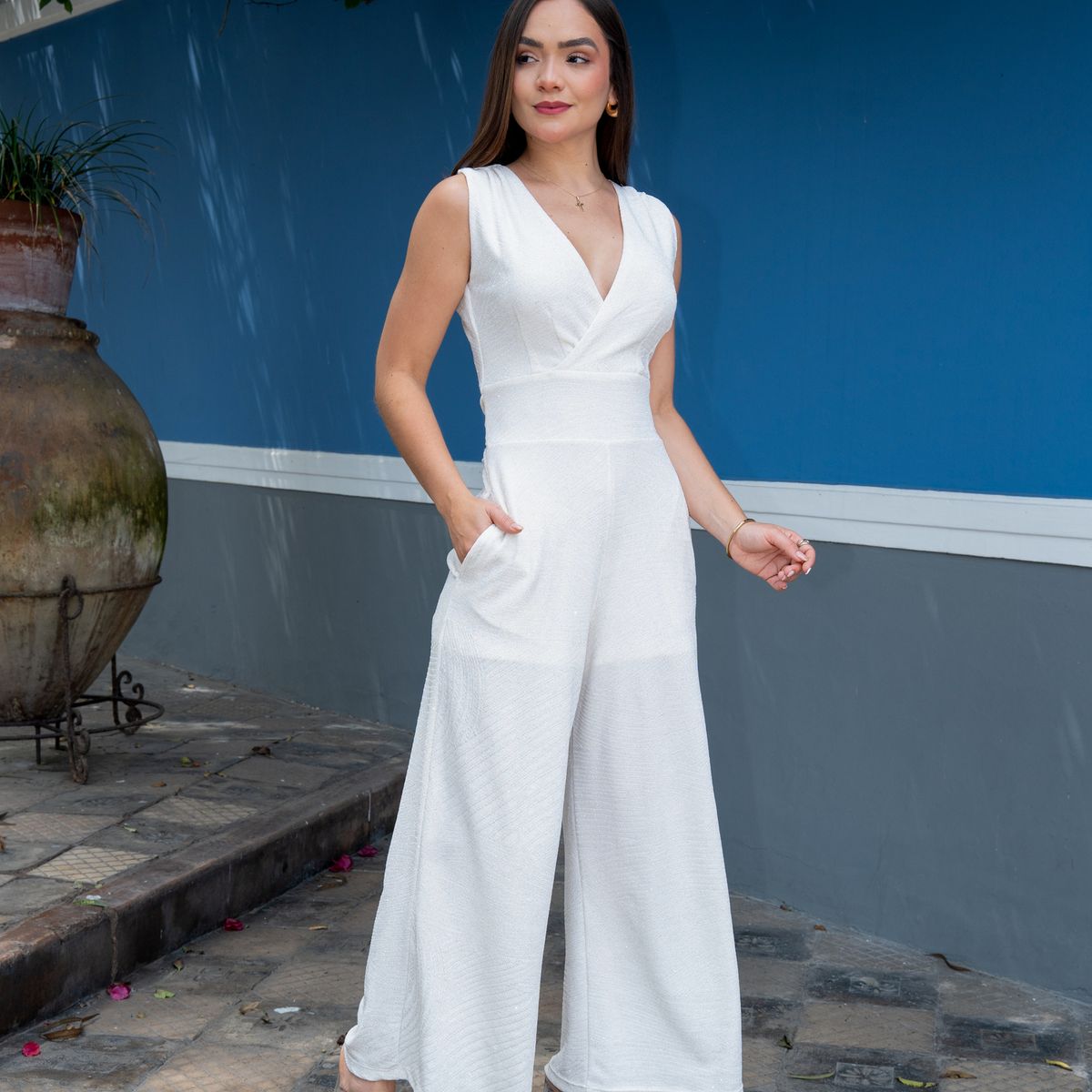 NANCY'S COLLECTION - Enterizo Palazo Mujer Nancys Collection