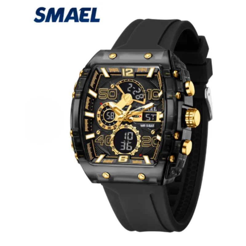 SMAEL - Reloj Deportivo Digital Analógico Smael resistente al agua 8109