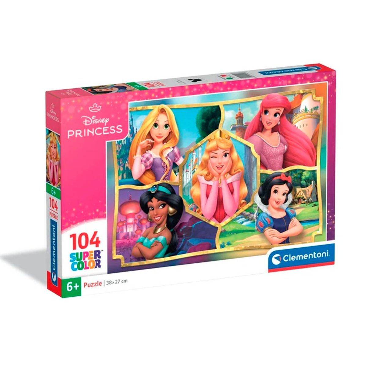 CLEMENTONI - Clementoni Rompecabezas 104 piezas Princesas Disney